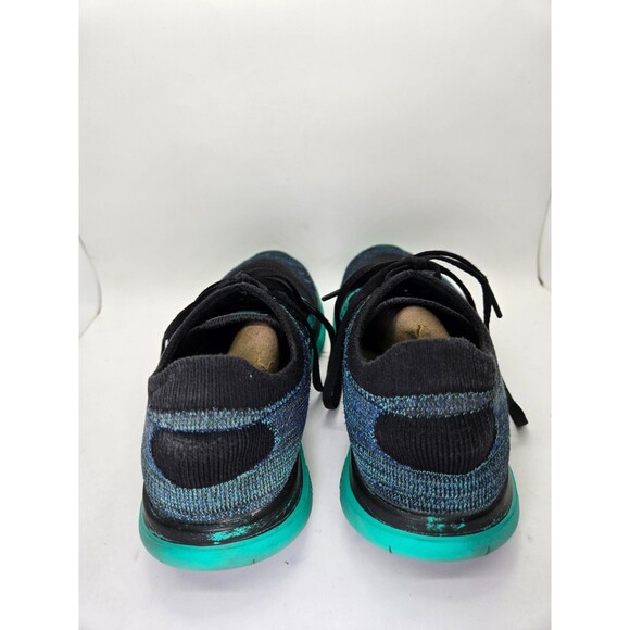 Nike Free 4.0 Flyknit Shoes Women's 8.5 Atomic Teal Running Athletic Sneakers - Picture 5 of 8